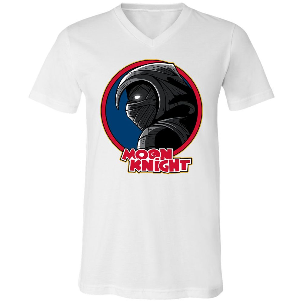 Unisex V-Neck T-Shirt - JK8B38EV - White - 5