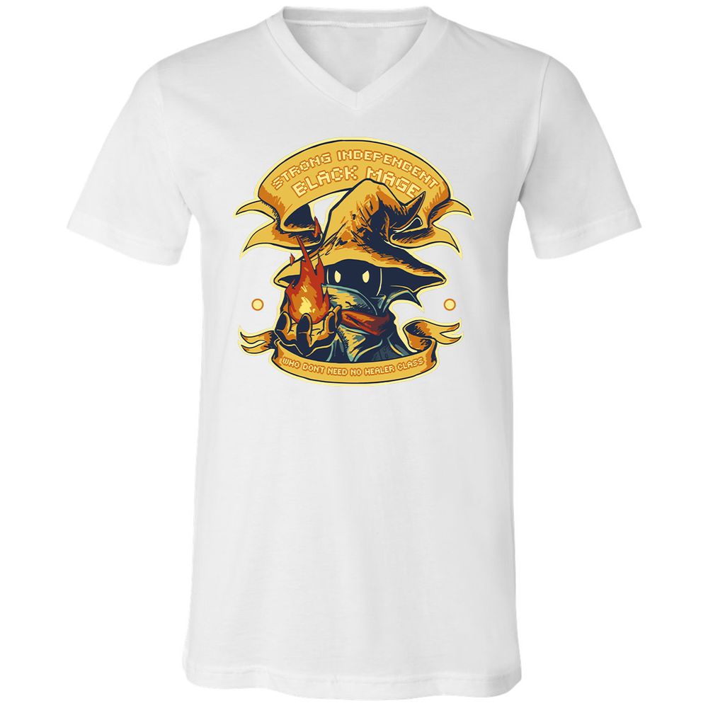 Unisex V-Neck T-Shirt - TA4CN76V - White - 5