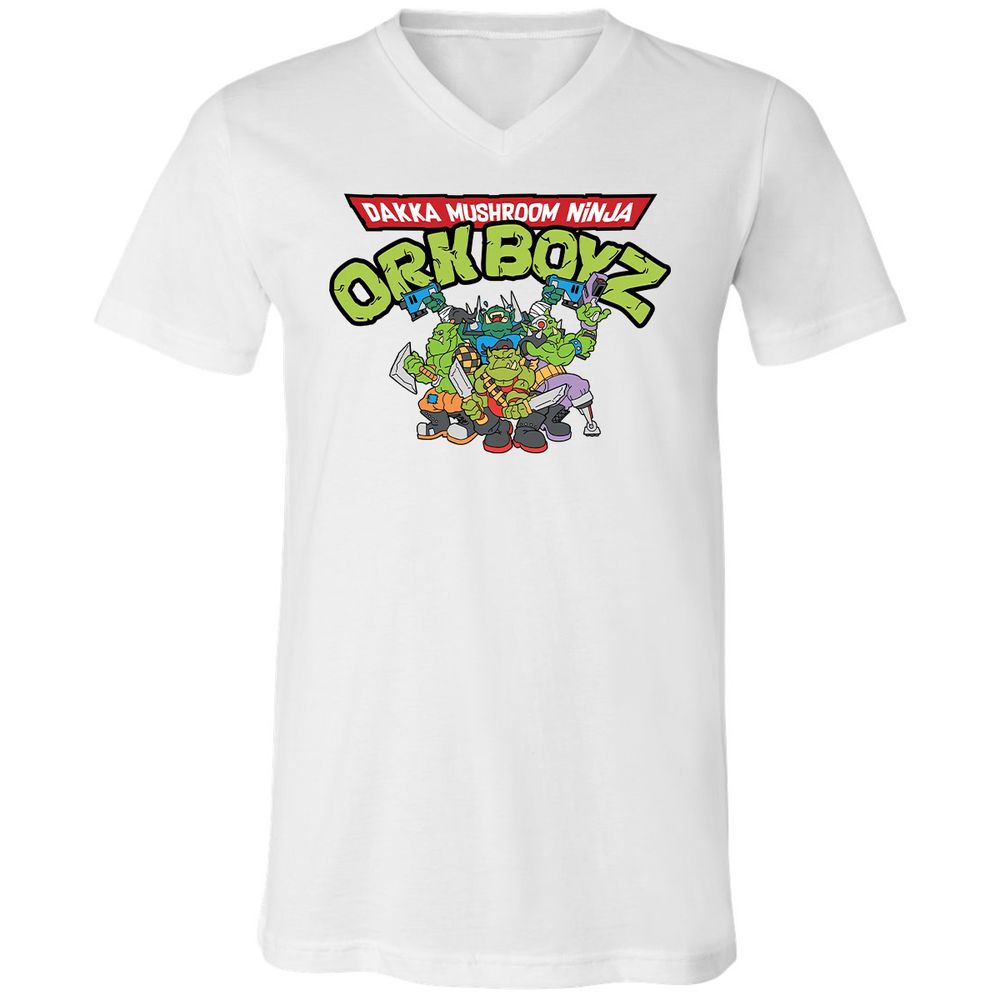 Unisex V-Neck T-Shirt - TYFNWM8R - White - 5