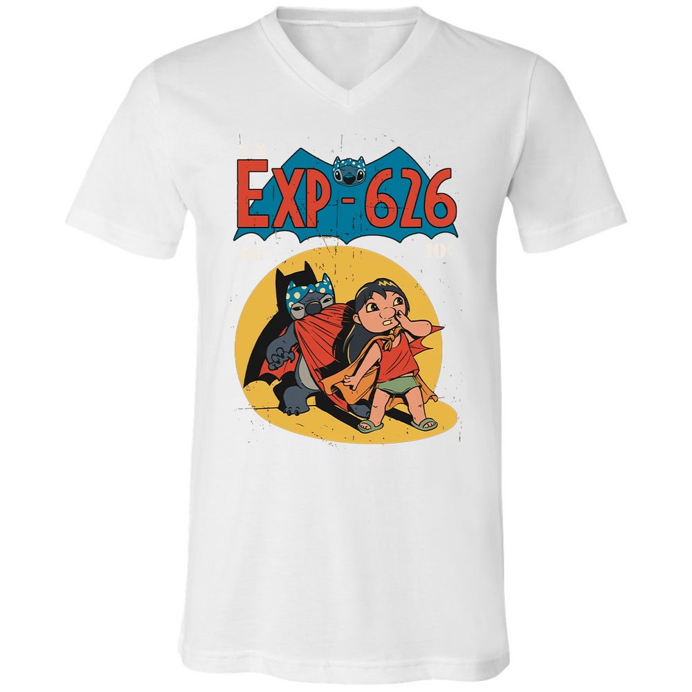 Unisex V-Neck T-Shirt - 37SG9NX4 - White - 5