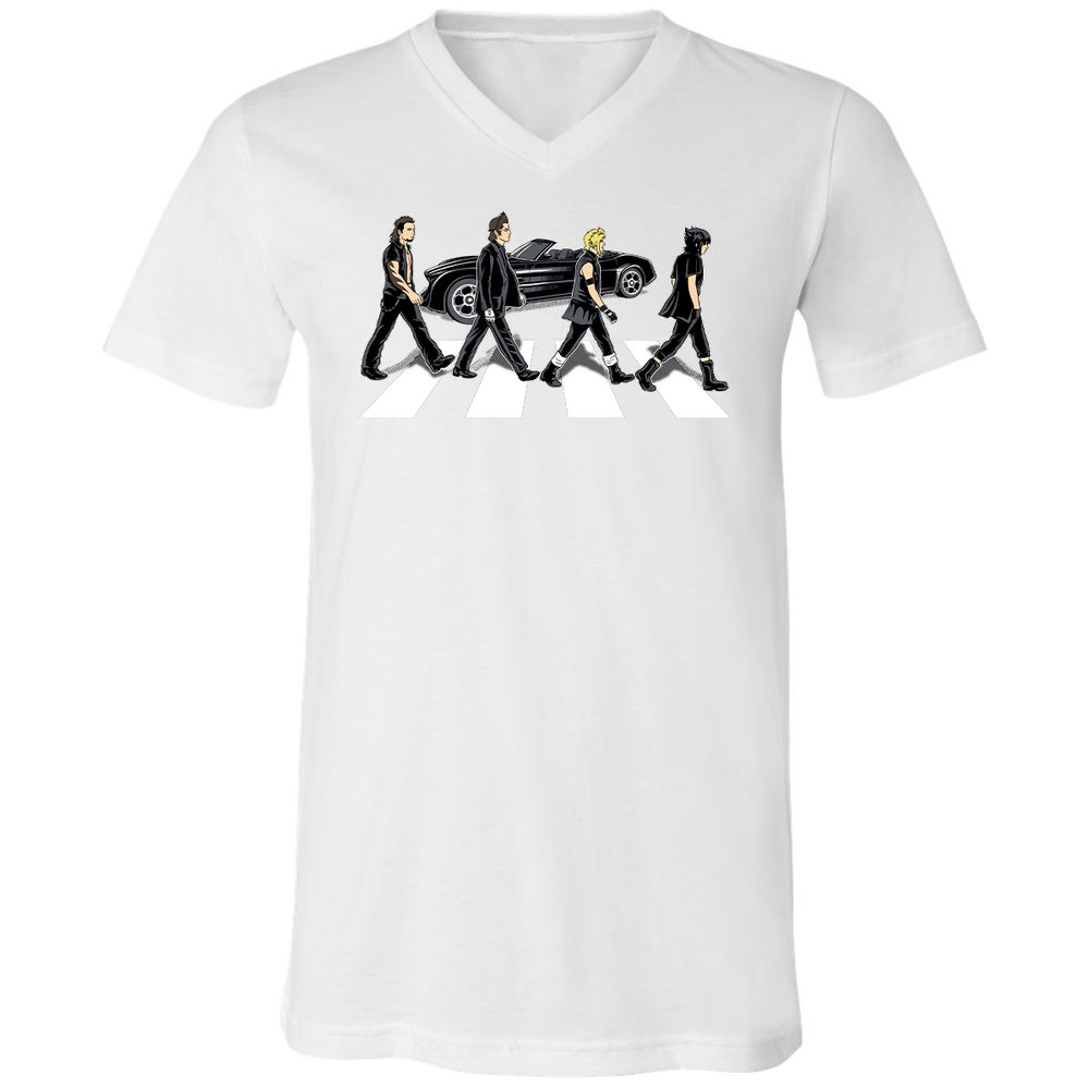 Unisex V-Neck T-Shirt - GMDS5DWA - White - 5