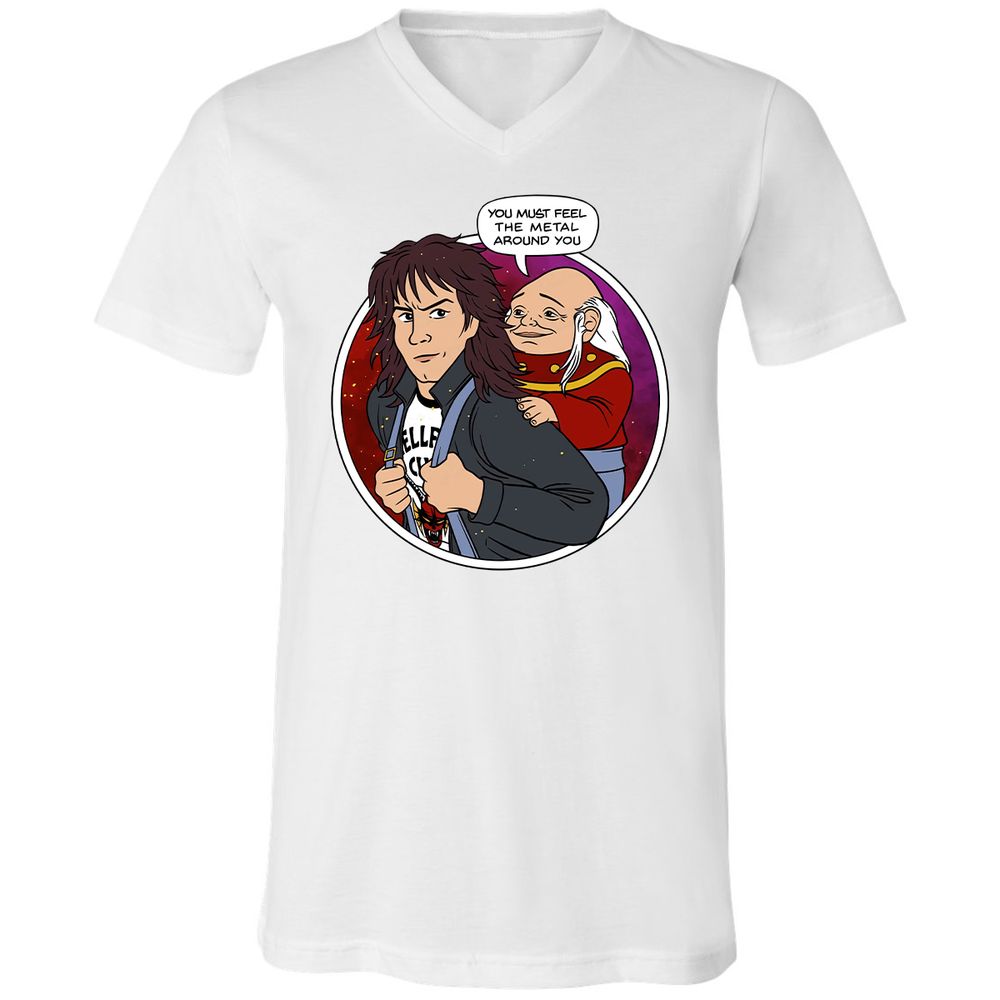 Unisex V-Neck T-Shirt - ZWSC5BEV - White - 5