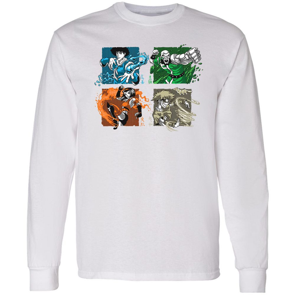 Long Sleeve T-Shirt - Z31VXC6U - White - 5