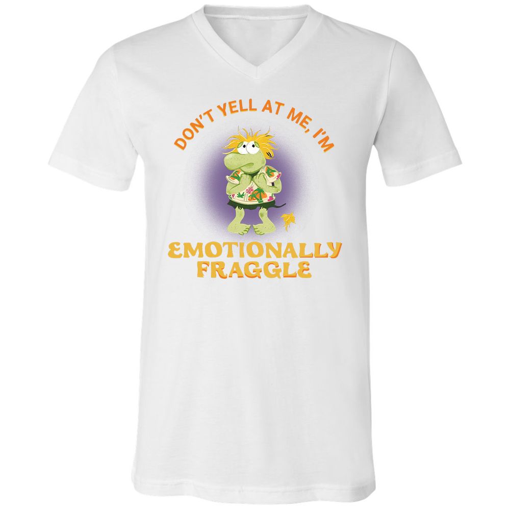 Unisex V-Neck T-Shirt - 9KJTH1J9 - White - 5