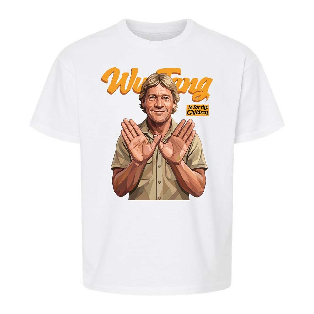 Steve Irwin or the Children - White - 5
