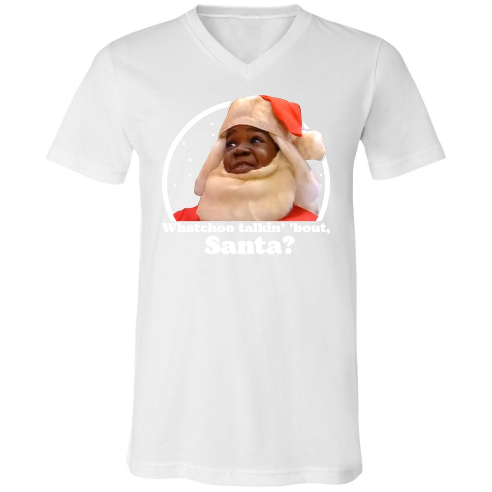 Unisex V-Neck T-Shirt - J2TL5ZBM - White - 5