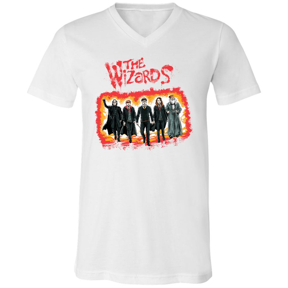 Unisex V-Neck T-Shirt - UUWE1FSK - White - 5