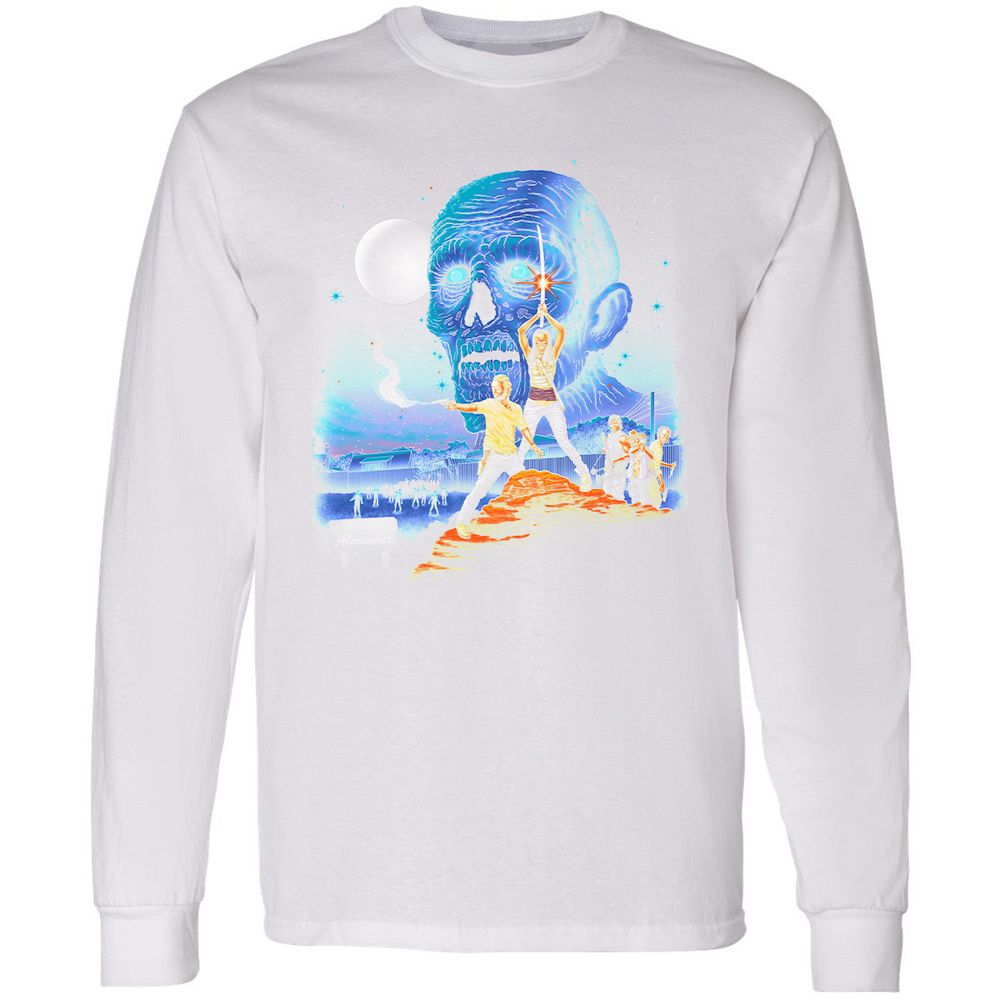 Long Sleeve T-Shirt - TAJ5E98Q - White - 5