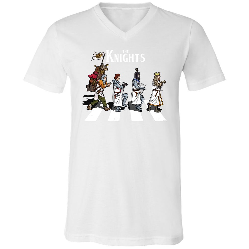 Unisex V-Neck T-Shirt - 46ZFKT1M - White - 5