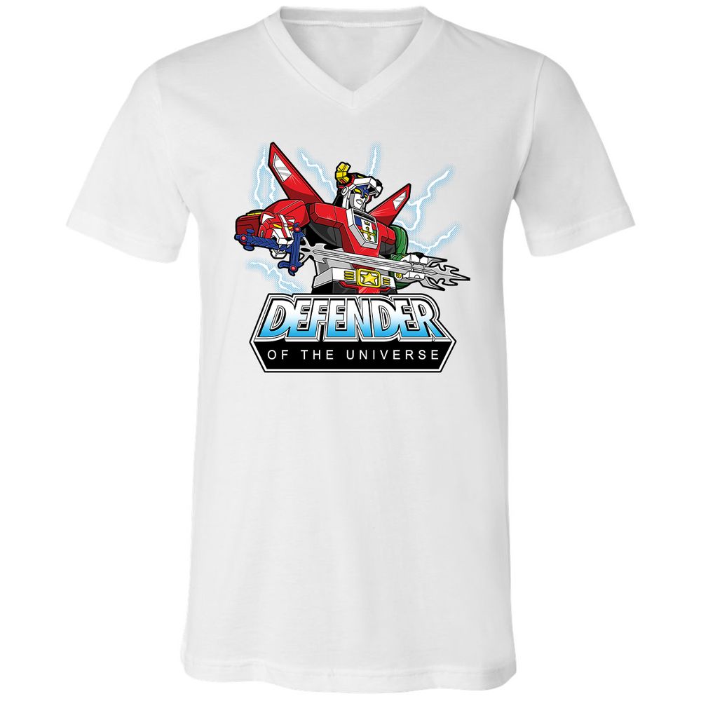 Unisex V-Neck T-Shirt - 2M9Z5RTC - White - 5