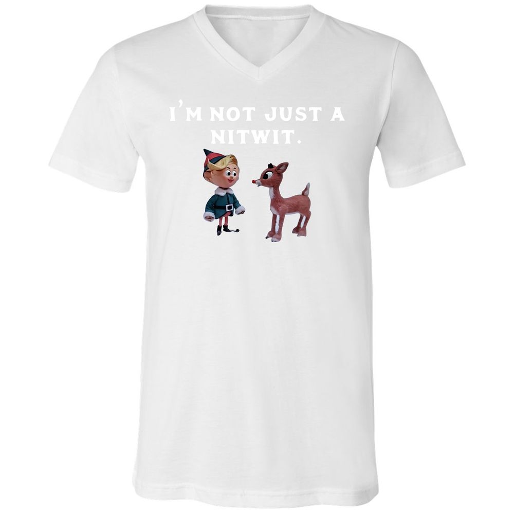 Unisex V-Neck T-Shirt - DPNMDE54 - White - 5