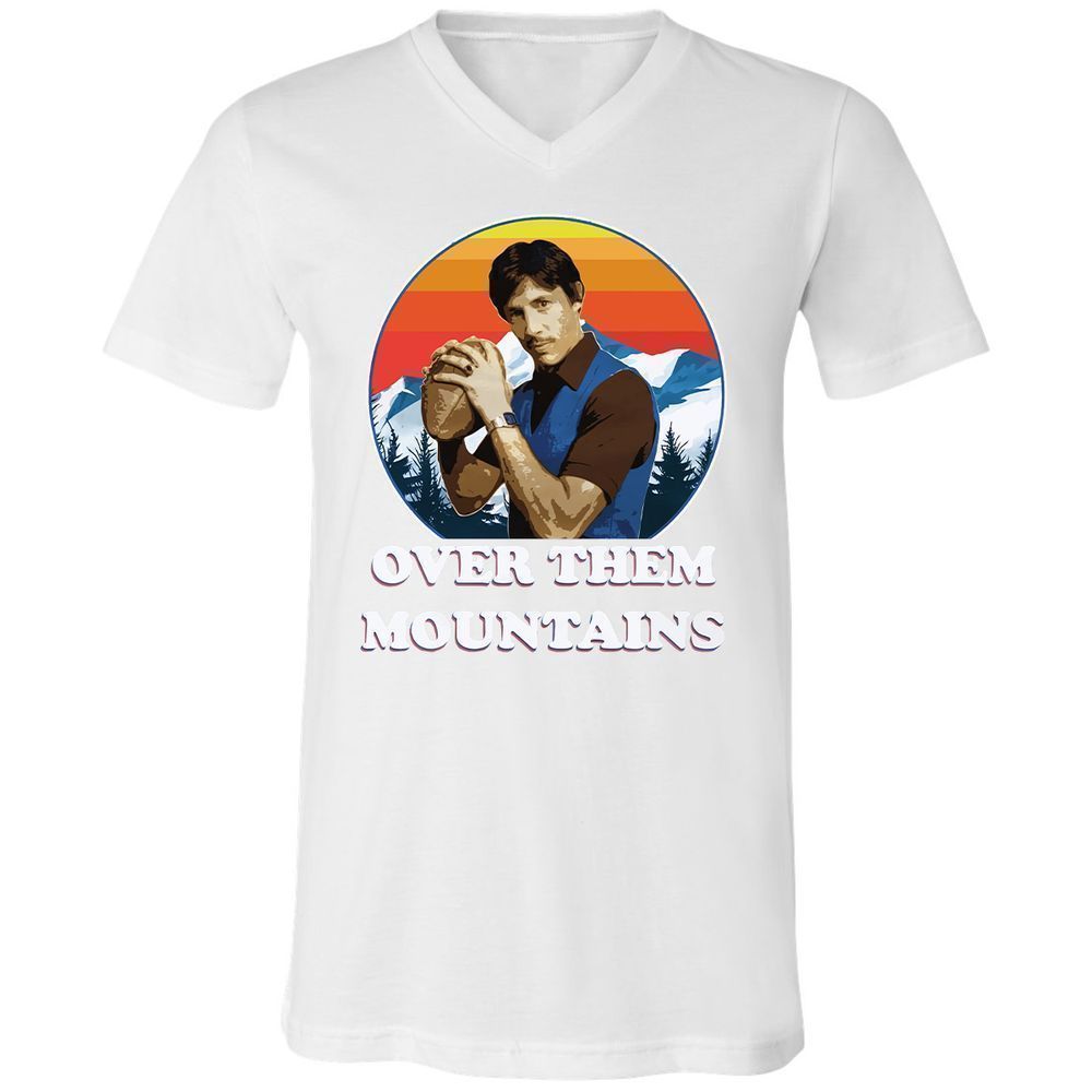 Unisex V-Neck T-Shirt - FXZF48R9 - White - 5