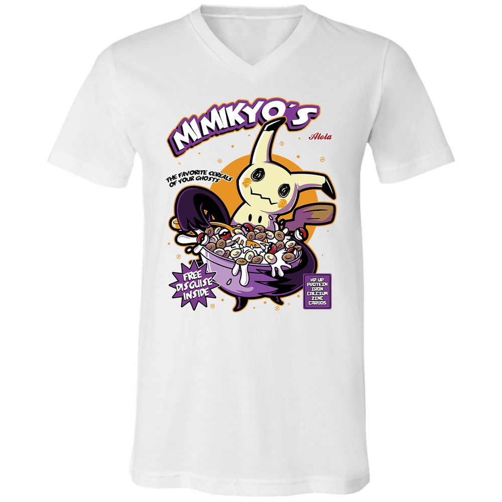 Unisex V-Neck T-Shirt - 7EQ8M8RD - White - 5