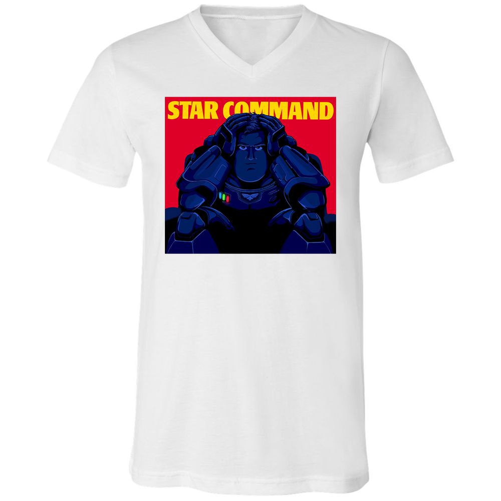 Unisex V-Neck T-Shirt - L4BCG3JN - White - 5