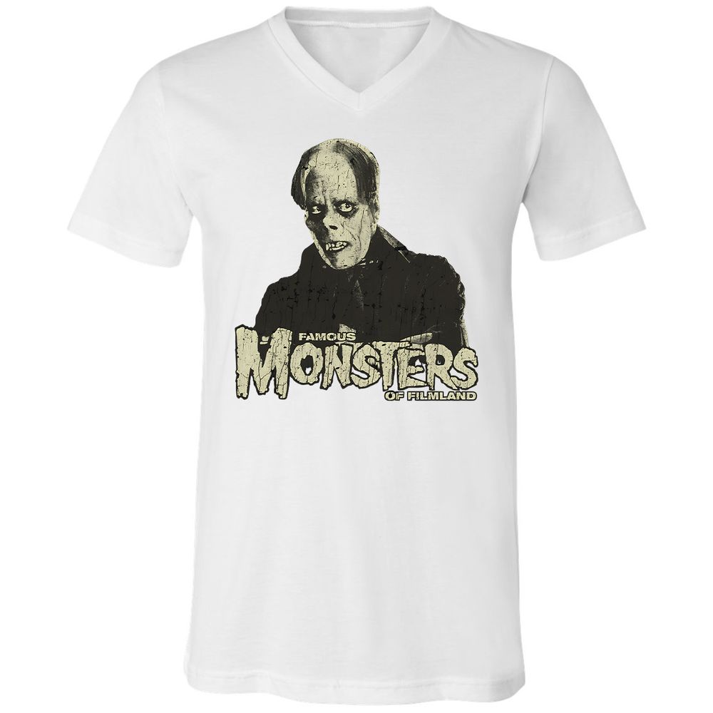 Unisex V-Neck T-Shirt - 69HZ2S8F - White - 5