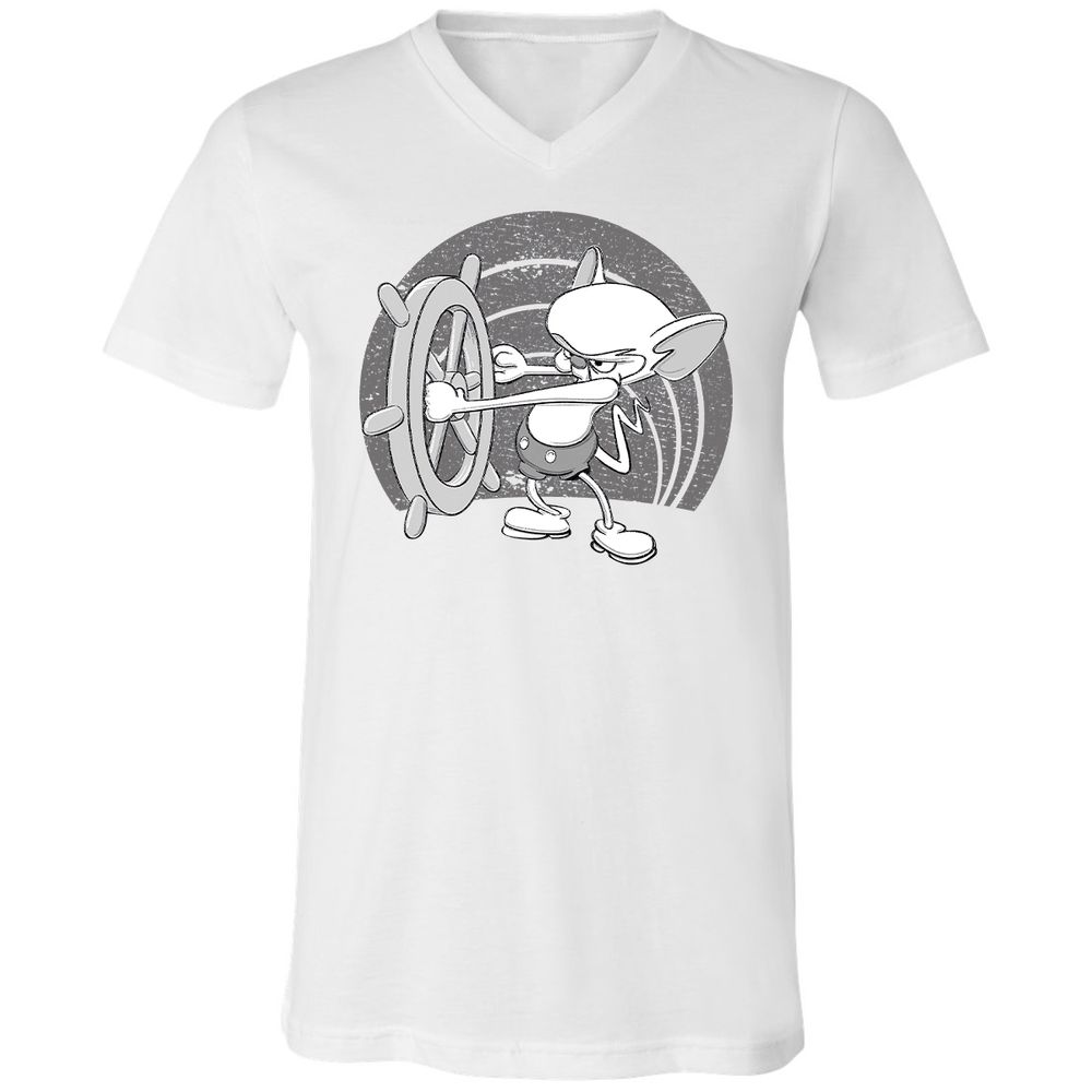 Unisex V-Neck T-Shirt - S1ASR1KT - White - 5