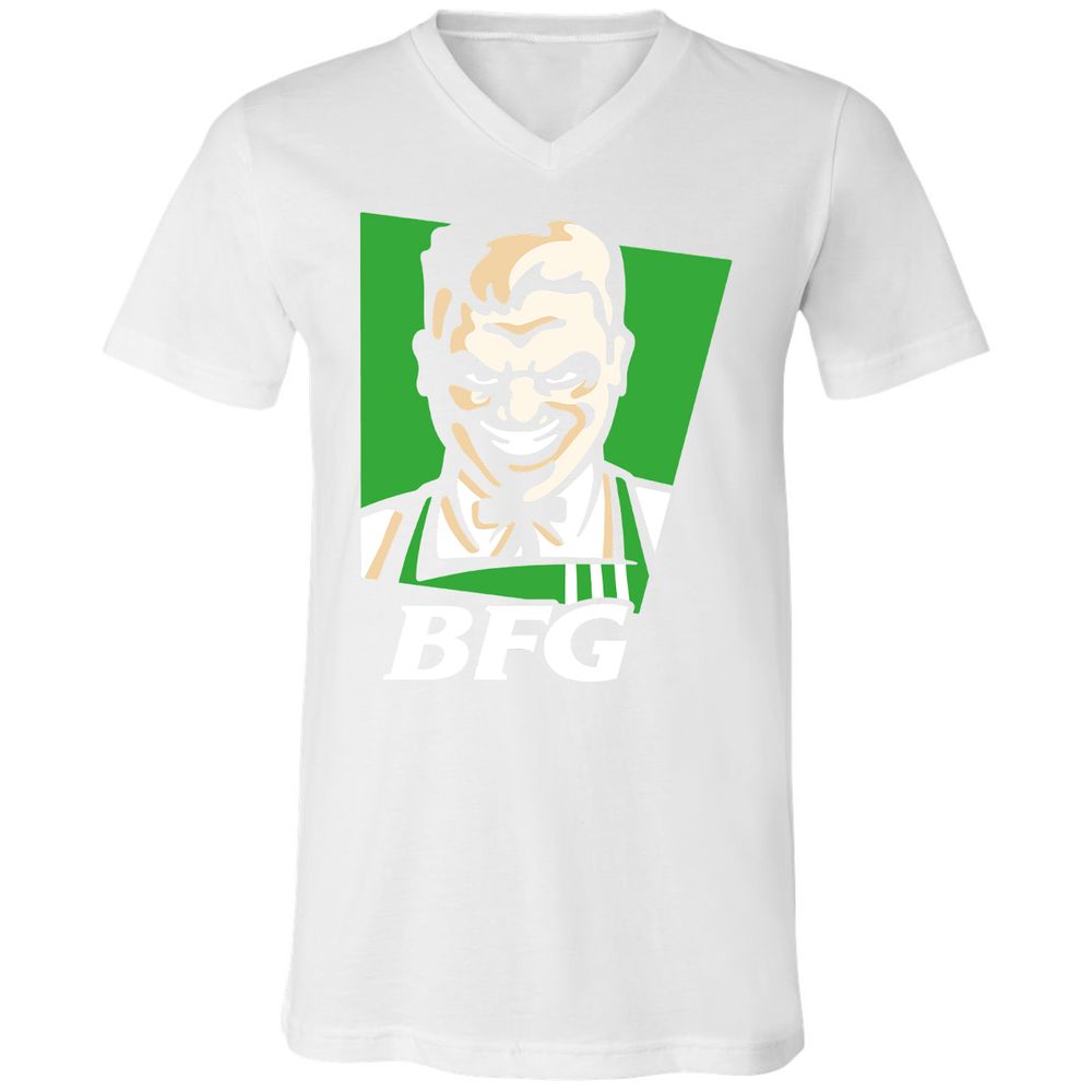 Unisex V-Neck T-Shirt - J2GAY3K6 - White - 5
