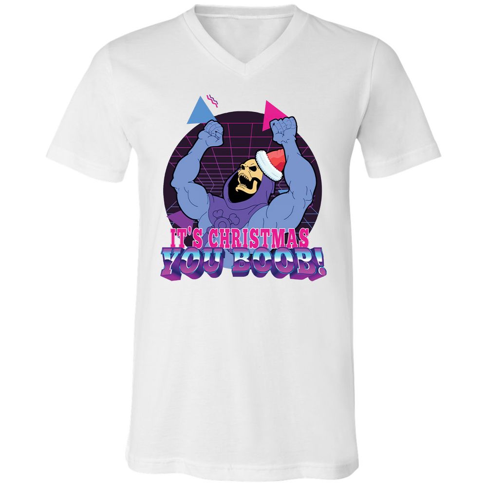 Unisex V-Neck T-Shirt - EV5FHZGD - White - 5