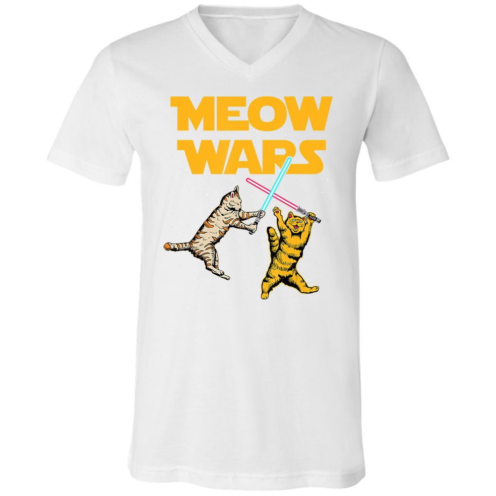 Unisex V-Neck T-Shirt - 2Z96QF1T - White - 5