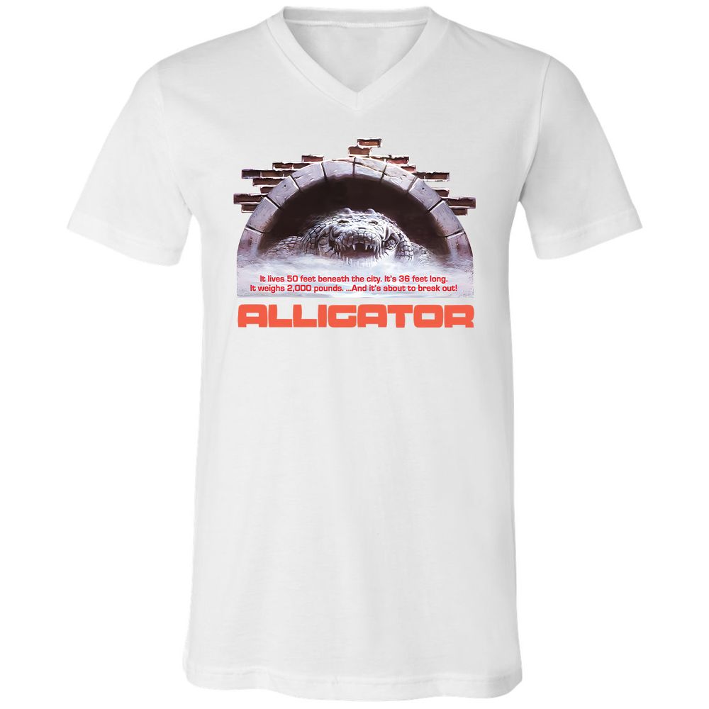 Unisex V-Neck T-Shirt - 2ZSVGE16 - White - 5