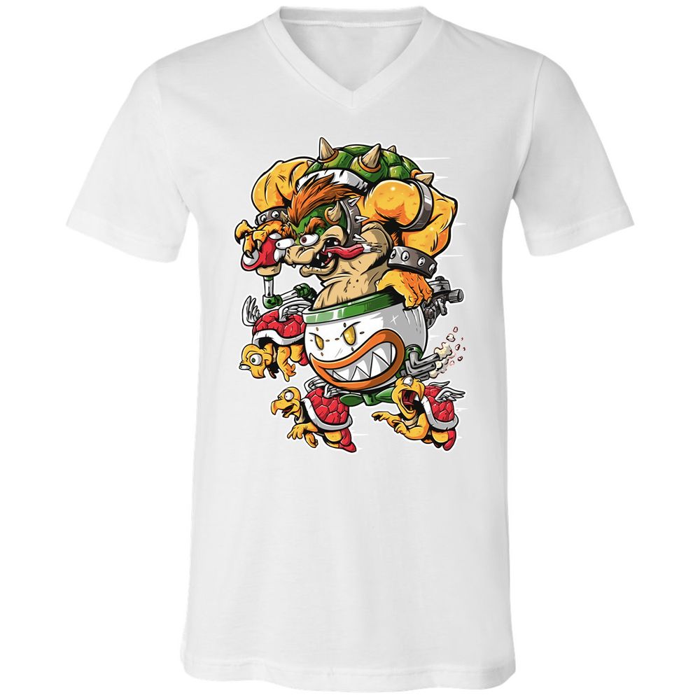 Unisex V-Neck T-Shirt - VS1SEVXJ - White - 5