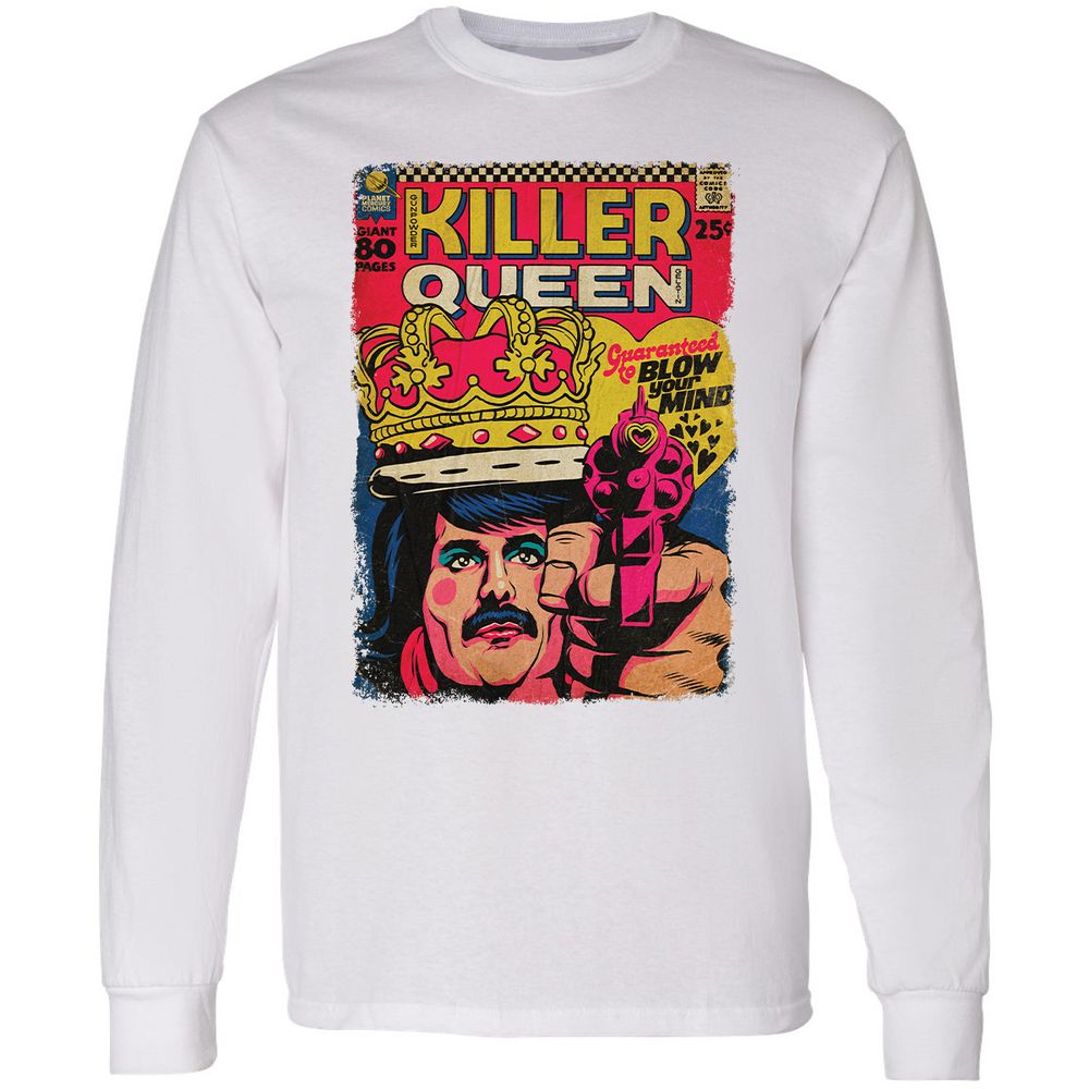 Long Sleeve T-Shirt - TFDAVSZW - White - 5