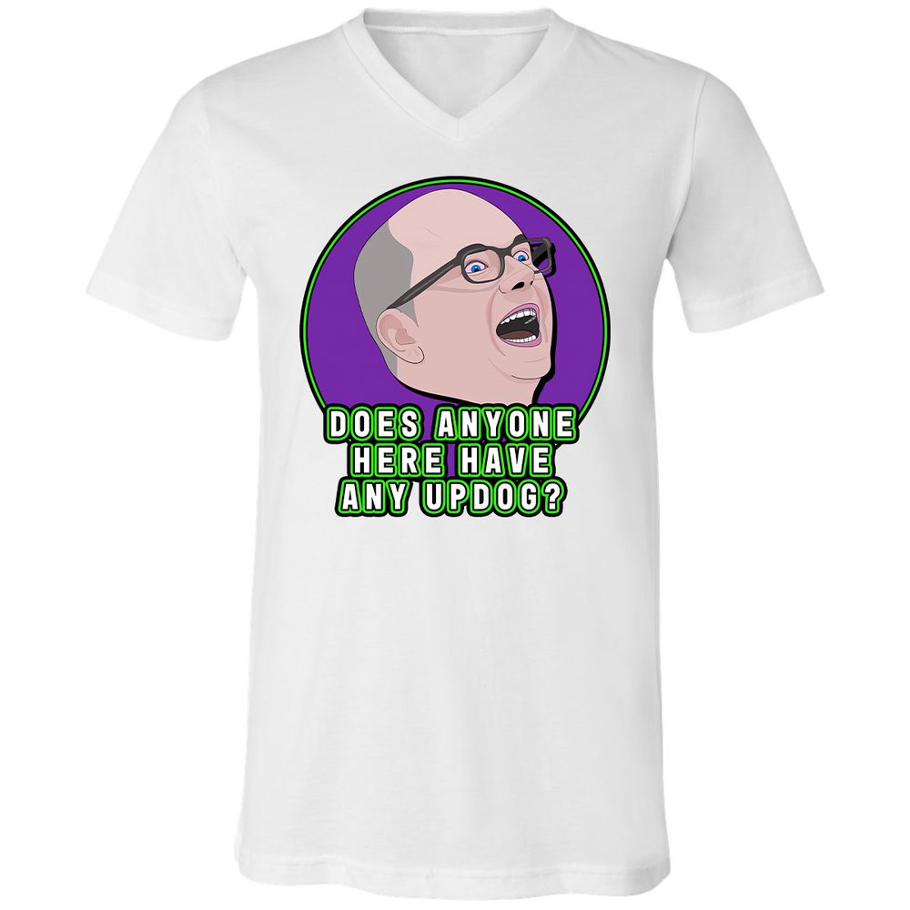 Unisex V-Neck T-Shirt - AHR15F8X - White - 5