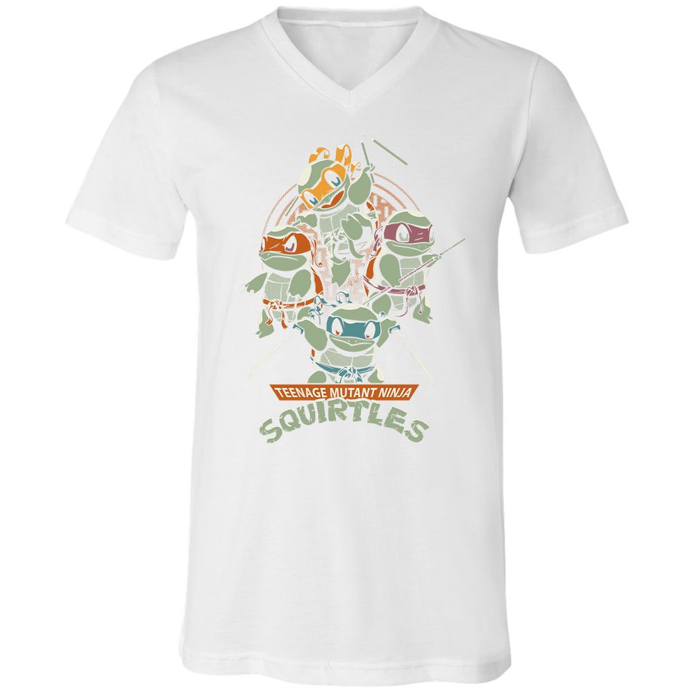 Unisex V-Neck T-Shirt - E9YVQULJ - White - 5