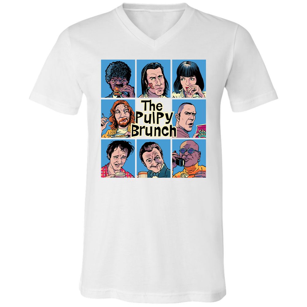 Unisex V-Neck T-Shirt - M234R38U - White - 5