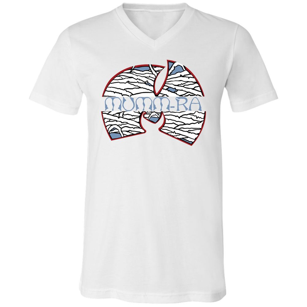 Unisex V-Neck T-Shirt - 3B8EM4JL - White - 5