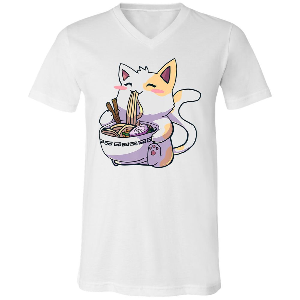 Unisex V-Neck T-Shirt - 3Q4QCJ4A - White - 5