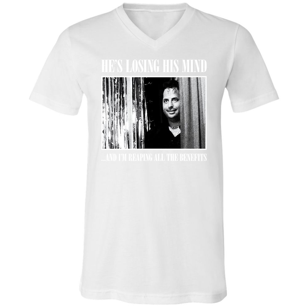 Unisex V-Neck T-Shirt - 81CM54RA - White - 5