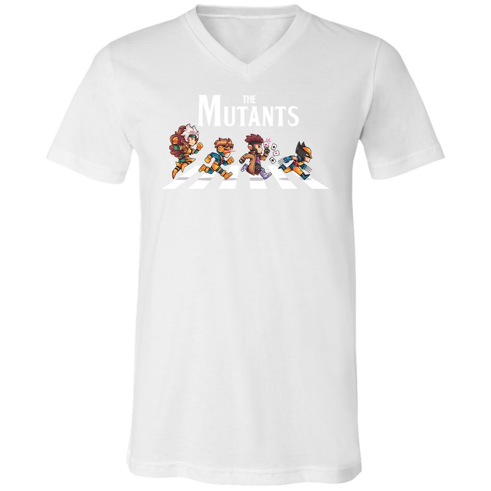 Unisex V-Neck T-Shirt - 3AGCB8Y6 - White - 5