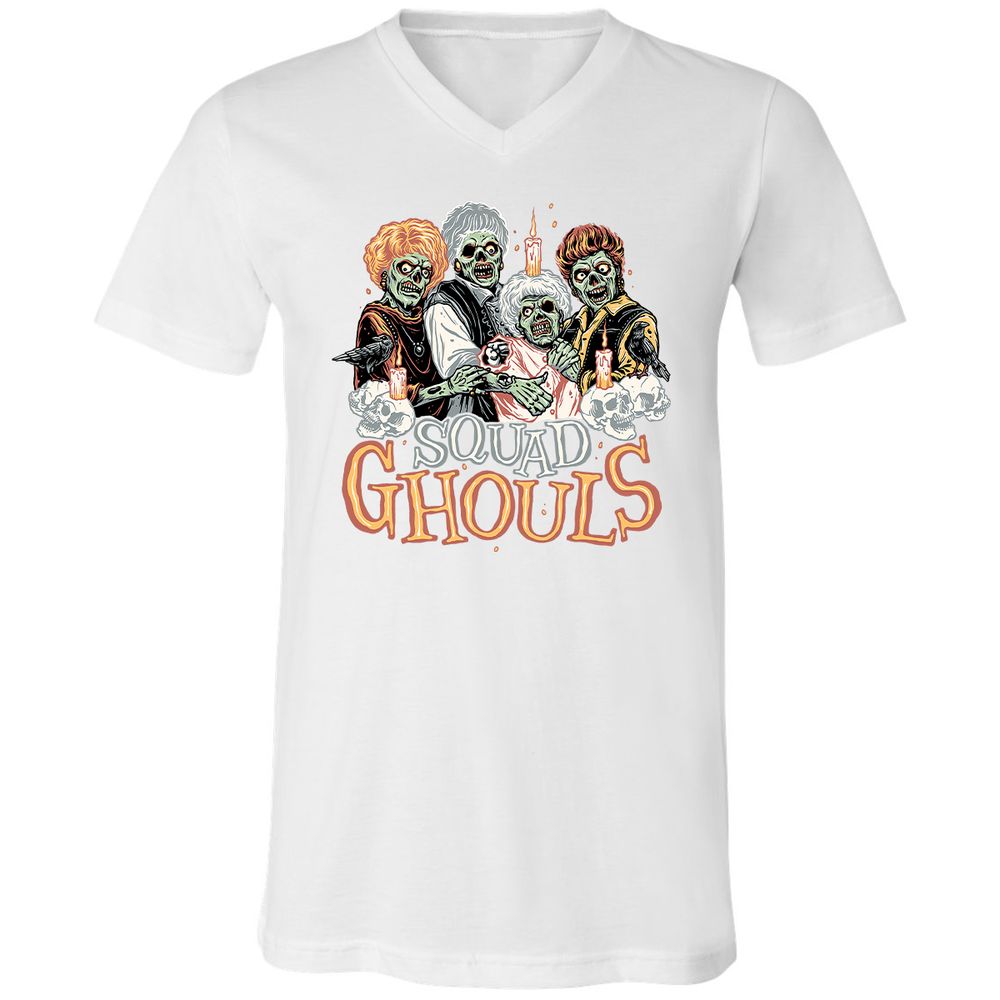 Unisex V-Neck T-Shirt - FKBBN9M1 - White - 5
