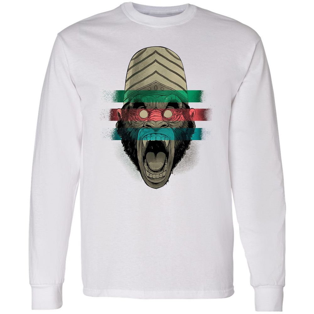 Long Sleeve T-Shirt - YMU5V3GW - White - 5