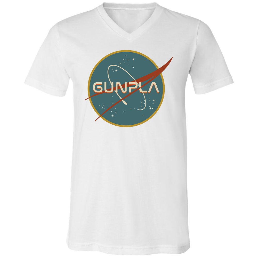 Unisex V-Neck T-Shirt - RKJS7137 - White - 5