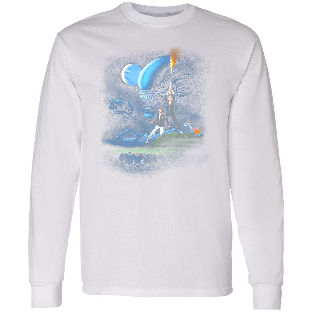 Long Sleeve T-Shirt - KU5NLDZS - White - 5