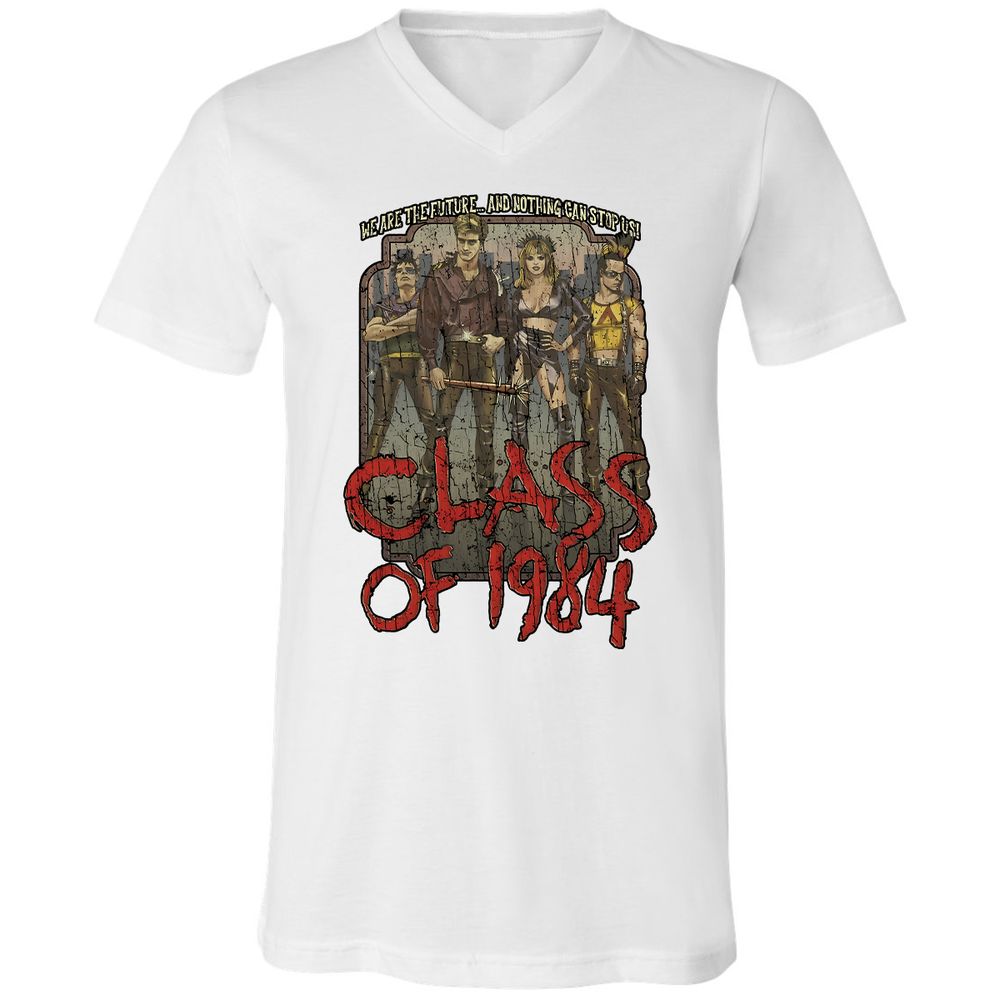 Unisex V-Neck T-Shirt - B639CDA3 - White - 5