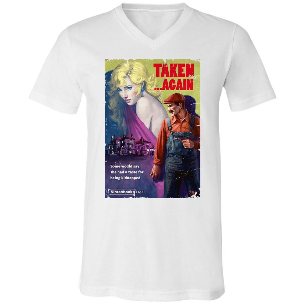 Unisex V-Neck T-Shirt - 476S3AUC - White - 5