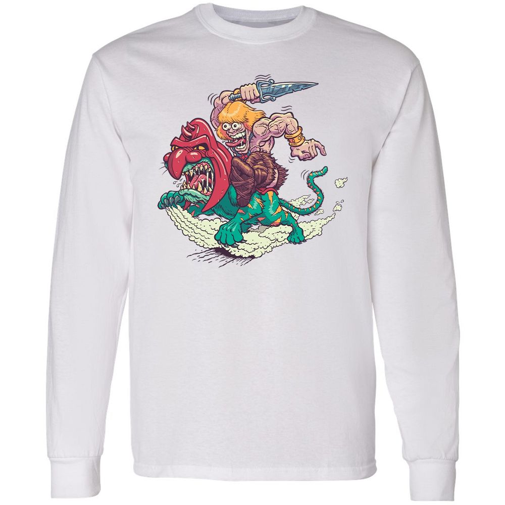 Long Sleeve T-Shirt - YTJ3F57W - White - 5