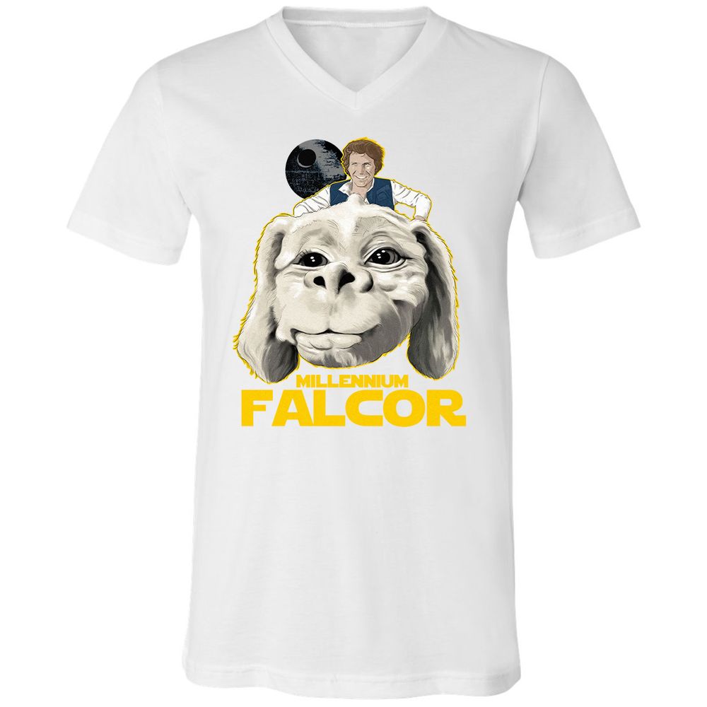 Unisex V-Neck T-Shirt - JA3L4G44 - White - 5