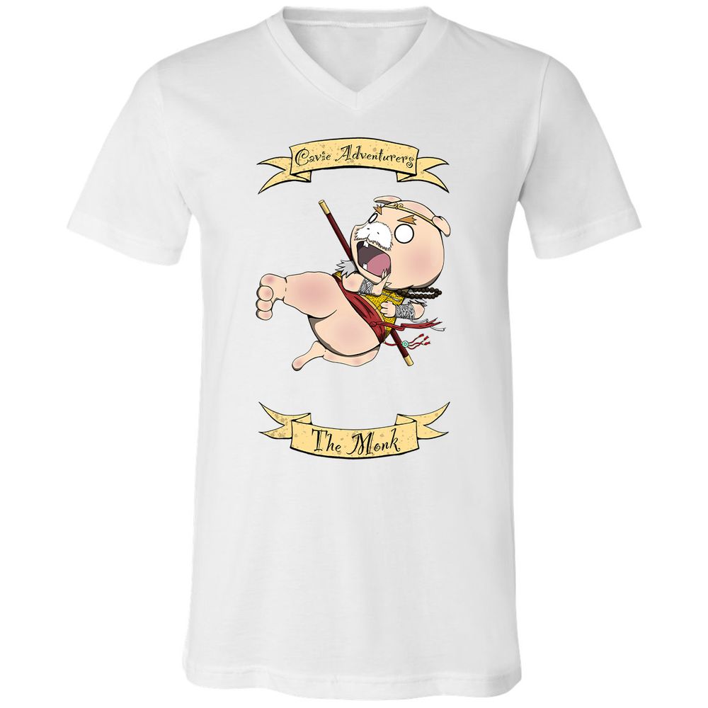 Unisex V-Neck T-Shirt - L23VUEUV - White - 5