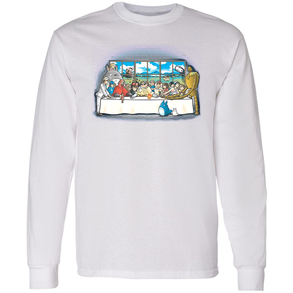 Long Sleeve T-Shirt - BY8ZH7GC - White - 5