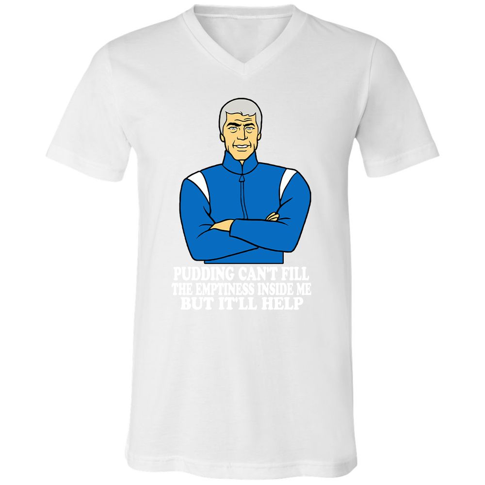Unisex V-Neck T-Shirt - VR7EXQRH - White - 5