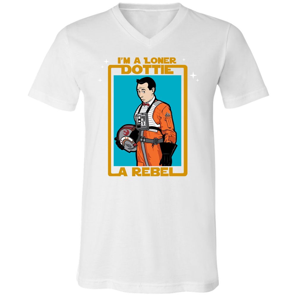 Unisex V-Neck T-Shirt - N9XAJXY4 - White - 5