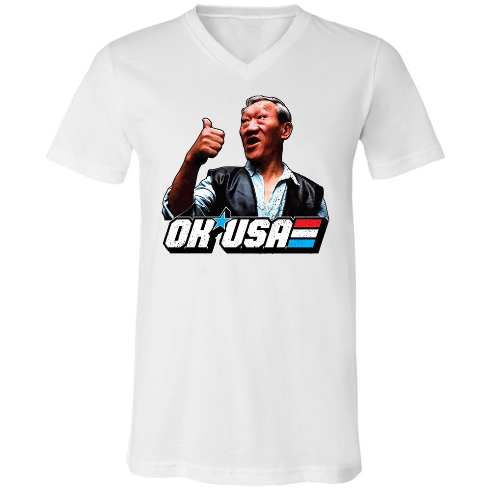 Unisex V-Neck T-Shirt - T631UCHG - White - 5