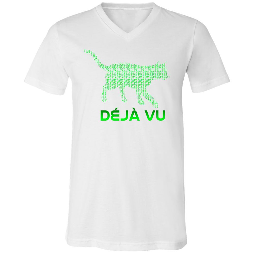 Unisex V-Neck T-Shirt - TF73KLPN - White - 5
