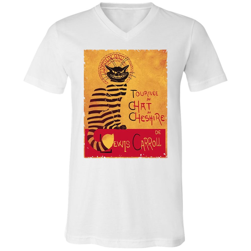 Unisex V-Neck T-Shirt - LMZMLQP4 - White - 5