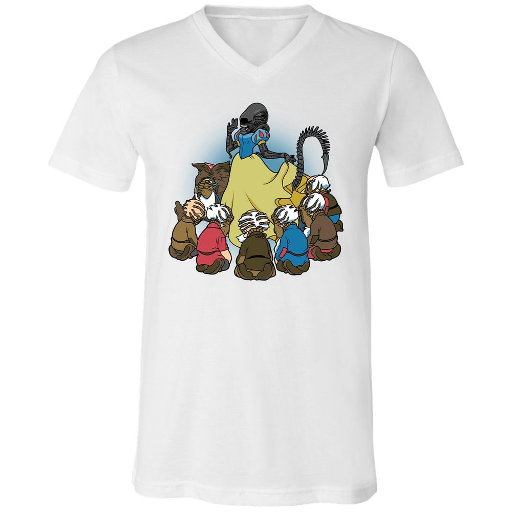 Unisex V-Neck T-Shirt - CFNFC2KX - White - 5