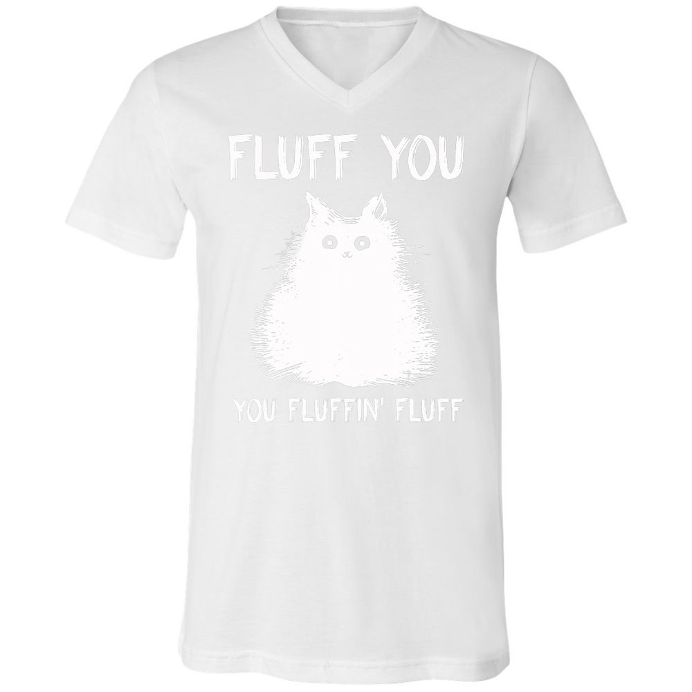 Unisex V-Neck T-Shirt - N3B1SQDU - White - 5